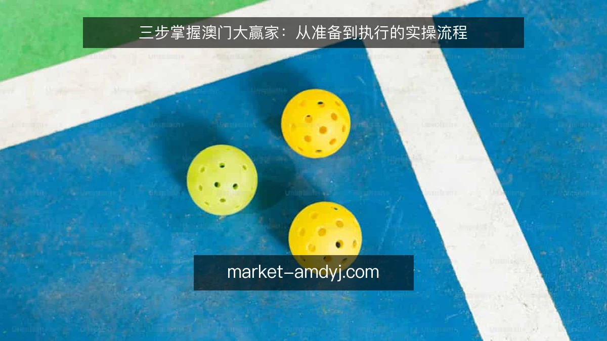 三步掌握澳门大赢家：从准备到执行的实操流程