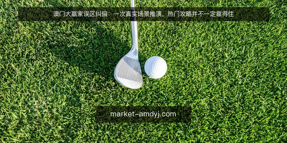 澳门大赢家误区纠偏：一次真实场景推演，热门攻略并不一定靠得住 — 场景开场：一个常见的选型困境 配图